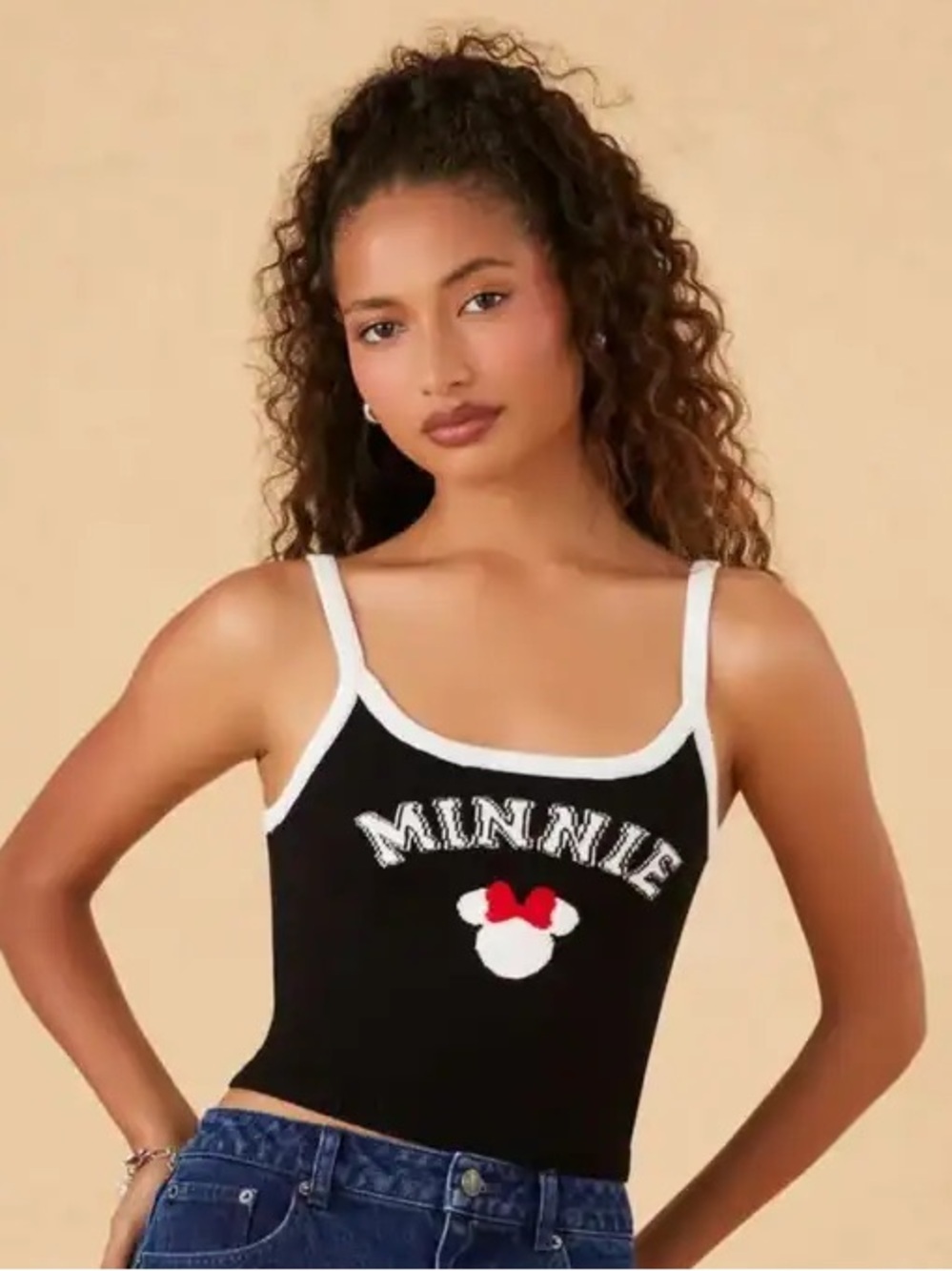 Like NEW Forever 21 Disney Minnie Cropped Tank
